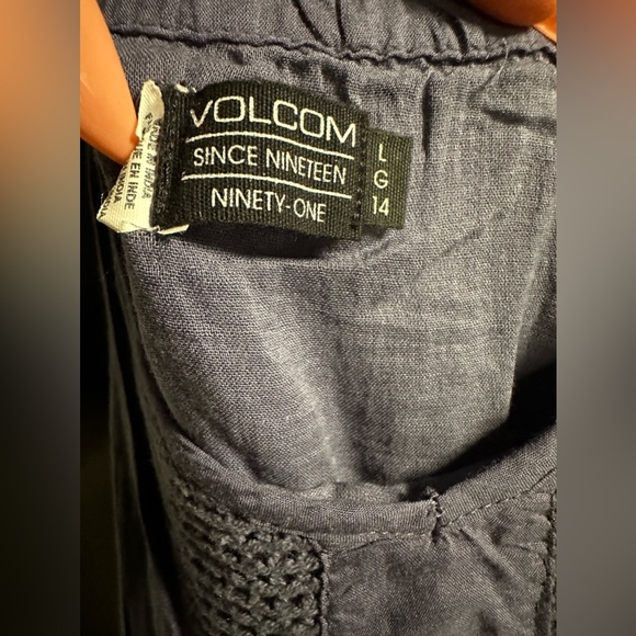 Volcom mini dress size Large 14 - Picture 5 of 8